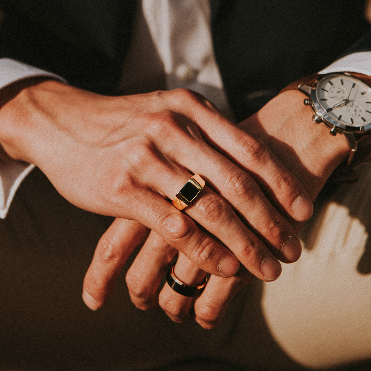 Onyx Signet Ring